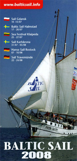 Abbildung des Plakats der Balticsail 2008